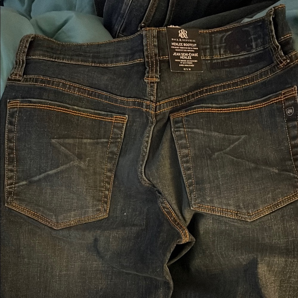 Men's Dark Blue Jeans